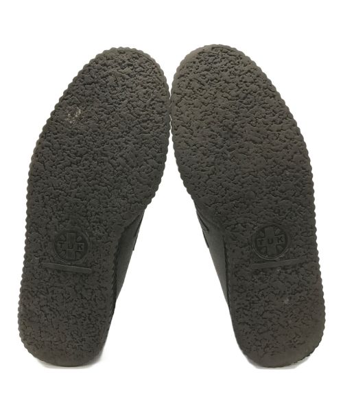 TUK（ティーユーケー）TUK (ティーユーケー) suede low sole creeper シューズ ブラック×グレー サイズ:9の古着・服飾アイテム