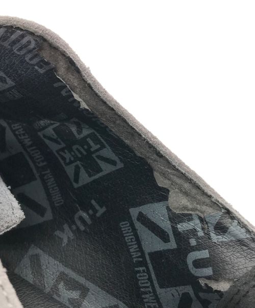 TUK（ティーユーケー）TUK (ティーユーケー) suede low sole creeper シューズ ブラック×グレー サイズ:9の古着・服飾アイテム