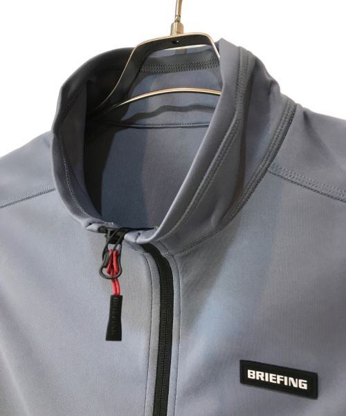 BRIEFING（ブリーフィング）BRIEFING (ブリーフィング) 3D LOGO VEST グレー サイズ:Mの古着・服飾アイテム