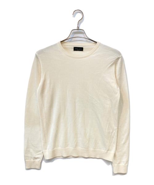 ROBERTO COLLINA（ロベルトコリーナ）ROBERTO COLLINA (ロベルトコリーナ) ウールニット ホワイト サイズ:44の古着・服飾アイテム