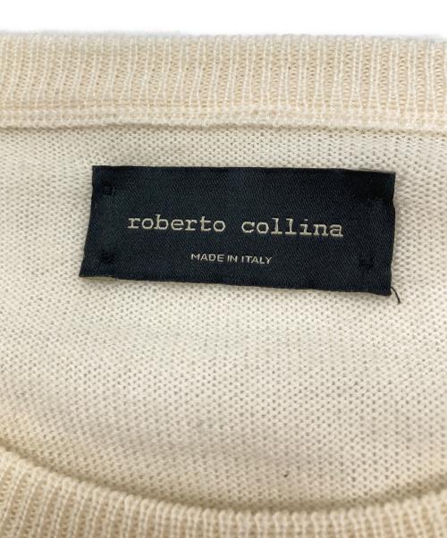 ROBERTO COLLINA（ロベルトコリーナ）ROBERTO COLLINA (ロベルトコリーナ) ウールニット ホワイト サイズ:44の古着・服飾アイテム
