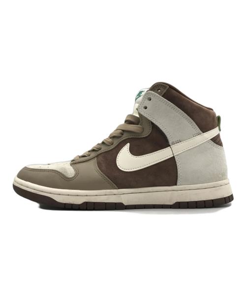 NIKE（ナイキ）NIKE (ナイキ) DUNK HI RETRO PREMIUM(ダンク ハイ レトロ プレミアム)/ハイカットスニーカー SAIL/KHAKI/LIGHT CHOCOLATE サイズ:US8.5の古着・服飾アイテム
