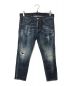 DSQUARED2（ディースクエアード）の古着「Cool Girl Cropped Jean」｜インディゴ