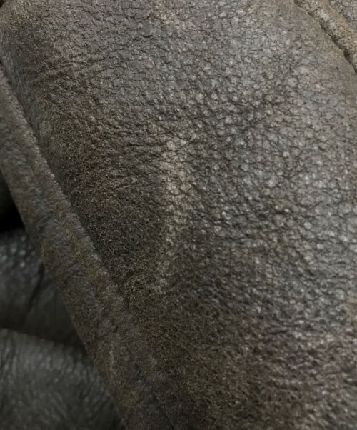 quattrocchi（クアトロッキ）quattrocchi (クアトロッキ) International Gallery (インターナショナルギャラリー) “MONSTER MONTONE”ムートンライダース ジャケット ブラウン サイズ:46の古着・服飾アイテム