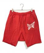 SAINT MICHAELセントマイケル）の古着「21SS Logo Sweat shorts」｜レッド