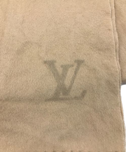 LOUIS VUITTON（ルイ ヴィトン）LOUIS VUITTON (ルイ ヴィトン) カシミヤマフラー ベージュの古着・服飾アイテム