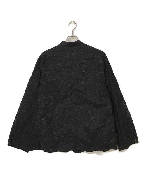 POST O'ALLS（ポストオーバーオールズ）POST O'ALLS (ポストオーバーオールズ) リキッドバティック タイダイ バナナカラー ジャケット ブラック サイズ:XLの古着・服飾アイテム