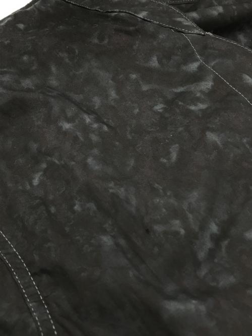 POST O'ALLS（ポストオーバーオールズ）POST O'ALLS (ポストオーバーオールズ) リキッドバティック タイダイ バナナカラー ジャケット ブラック サイズ:XLの古着・服飾アイテム