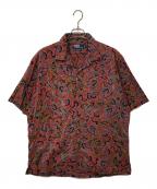 POLO RALPH LAURENポロ・ラルフローレン）の古着「COLDWELL オープンカラーシャツ」｜レッド