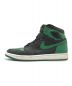 NIKE (ナイキ) AIR JORDAN 1 RETRO HIGH OG(エアジョーダン 1 レトロ ハイ オリジナル)/ハイカットスニーカー BLACK/PINE GREEN-WHITE-GYM RED サイズ:US9.5：9000円