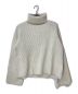 MARK KENLY DOMINO TAN（マークケンリードミノタン）の古着「Turtle Neck Knit」｜ホワイト