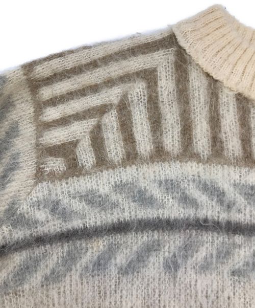 BAGGY SHAG by LORD JEFF（ロードジェフ）BAGGY SHAG by LORD JEFF (ロードジェフ) アーガイルニット ベージュ サイズ:Sの古着・服飾アイテム