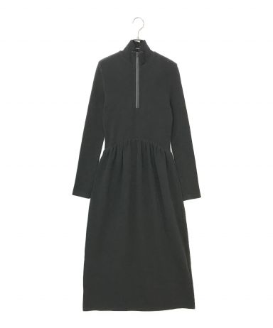 中古・古着通販】AMOMENTO (アモーメント) BLOCK ZIP LONG DRESS