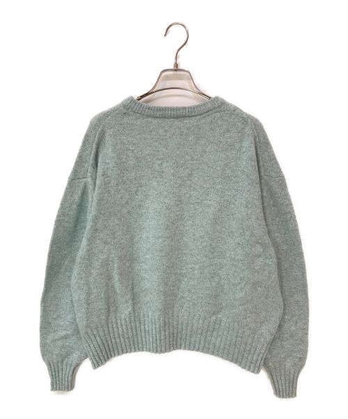 URBAN RESEARCH DOORS（アーバンリサーチドアーズ）URBAN RESEARCH DOORS (アーバンリサーチドアーズ) ハミルトンウールクルーワイドプルオーバー ブルー サイズ:Mの古着・服飾アイテム