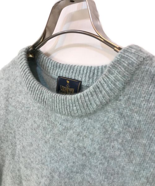 URBAN RESEARCH DOORS（アーバンリサーチドアーズ）URBAN RESEARCH DOORS (アーバンリサーチドアーズ) ハミルトンウールクルーワイドプルオーバー ブルー サイズ:Mの古着・服飾アイテム