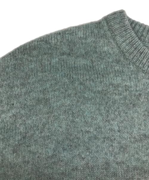 URBAN RESEARCH DOORS（アーバンリサーチドアーズ）URBAN RESEARCH DOORS (アーバンリサーチドアーズ) ハミルトンウールクルーワイドプルオーバー ブルー サイズ:Mの古着・服飾アイテム