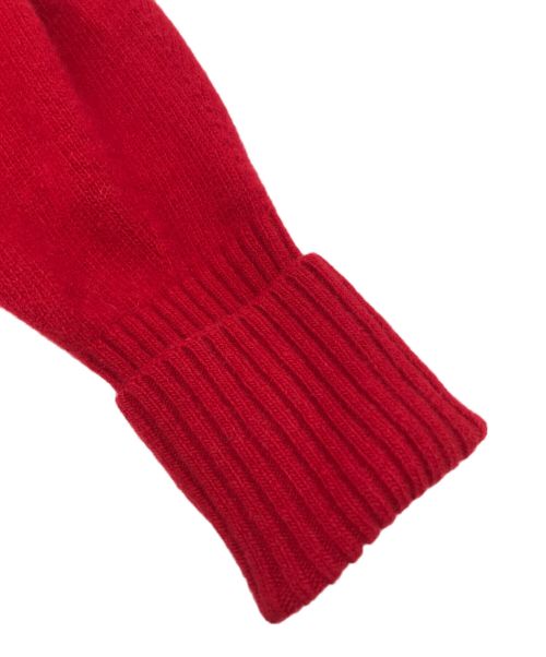 URBAN RESEARCH（アーバンリサーチ）URBAN RESEARCH (アーバンリサーチ) カシミヤ混強縮Vネックニットプルオーバー レッド サイズ:Freeの古着・服飾アイテム