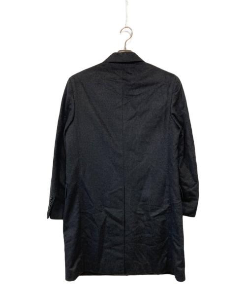 D'URBAN（ダーバン）D'URBAN (ダーバン) PIACENZA カシミヤチェスターコート グレー サイズ:Sの古着・服飾アイテム