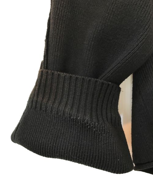 MAISON SPECIAL（メゾンスペシャル）MAISON SPECIAL (メゾンスペシャル) Primeover Outseam Cutting V-Neck Knit Pullover ブラック サイズ:01の古着・服飾アイテム