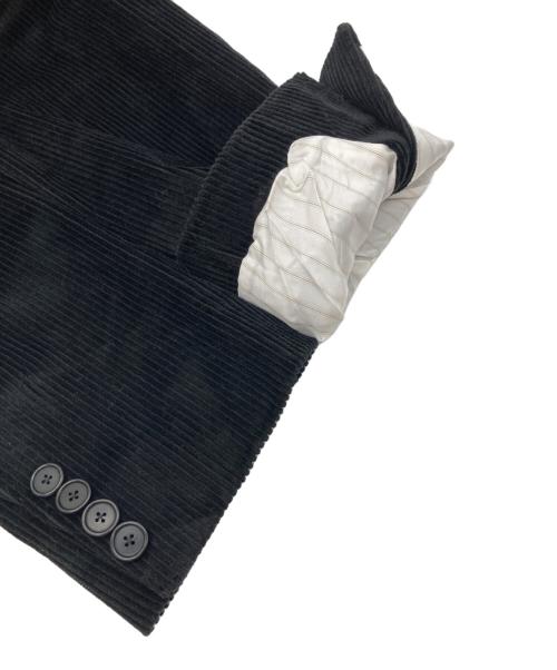 Errico Formicola（エリコフォルミコラ）Errico Formicola (エリコフォルミコラ) VINCENZO(ヴィンチェンツォ)/コーデュロイ ジャケット ブラック サイズ:48の古着・服飾アイテム