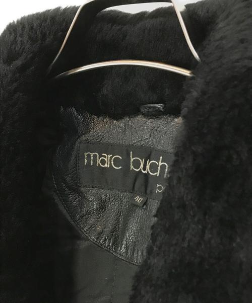 Marc Buchanan（マークブキャナン）Marc Buchanan (マークブキャナン) pellepelle (ペレペレ) レザーコート ブラック サイズ:40の古着・服飾アイテム