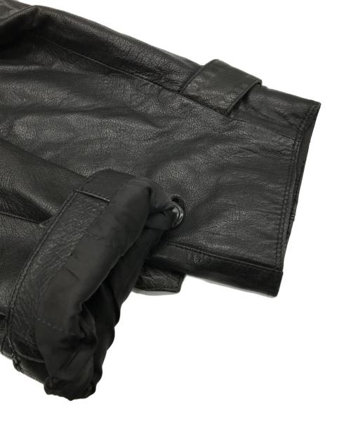 Marc Buchanan（マークブキャナン）Marc Buchanan (マークブキャナン) pellepelle (ペレペレ) レザーコート ブラック サイズ:40の古着・服飾アイテム