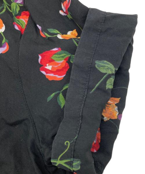 COMPOSITION by KENZO（コンポジションバイケンゾー）COMPOSITION by KENZO (コンポジションバイケンゾー) 花柄ワンピース ブラック サイズ:9ARの古着・服飾アイテム