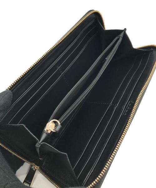 FURLA（フルラ）FURLA (フルラ) CAMELIA カメリア ジップアラウンド スリム ラウンドファスナー ウォレット ブラックの古着・服飾アイテム