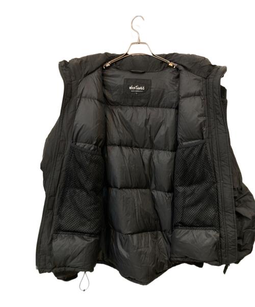 WILD THINGS（ワイルドシングス）WILD THINGS (ワイルドシングス) SHORT MONSTER PK/ショートモンスターパーカー ダウンジャケット ブラック サイズ:Lの古着・服飾アイテム