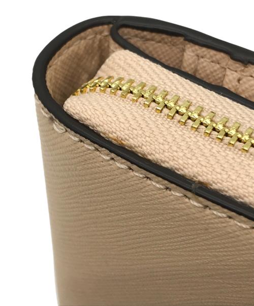 MICHAEL KORS（マイケル・コース）MICHAEL KORS (マイケルコース) JET SET TRAVEL 2つ折り財布 ベージュ サイズ:-の古着・服飾アイテム