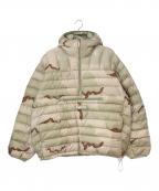 SUPREMEシュプリーム）の古着「24FW Micro Down Half Zip Hooded Pullover マイクロダウン ハーフジップ フーデッドプルオーバー」｜Desert Camo
