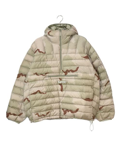 SUPREME（シュプリーム）SUPREME (シュプリーム) 24FW Micro Down Half Zip Hooded Pullover マイクロダウン ハーフジップ フーデッドプルオーバー Desert Camo サイズ:XLの古着・服飾アイテム