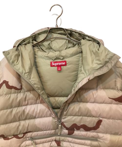 SUPREME（シュプリーム）SUPREME (シュプリーム) 24FW Micro Down Half Zip Hooded Pullover マイクロダウン ハーフジップ フーデッドプルオーバー Desert Camo サイズ:XLの古着・服飾アイテム
