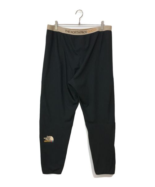 GUCCI（グッチ）GUCCI (グッチ) THE NORTH FACE (ザ ノース フェイス) Technical Jersey Fleece Leggings Pants ブラック サイズ:XXXL(185/96A)の古着・服飾アイテム