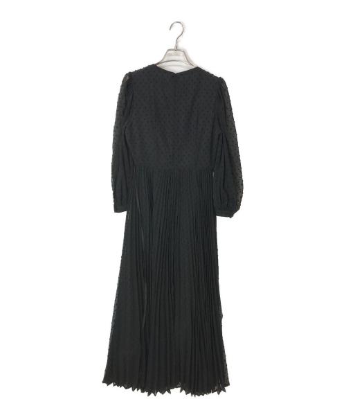 acka（エーシーケーエー）acka (エーシーケーエー) シアードットワンピース ブラック サイズ:1の古着・服飾アイテム