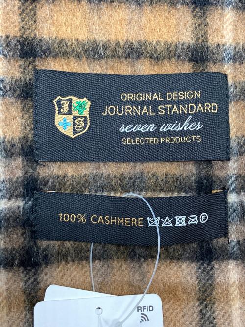 JOURNAL STANDARD（ジャーナルスタンダード）JOURNAL STANDARD (ジャーナルスタンダード) カシミヤストール ベージュ サイズ:なし 未使用品の古着・服飾アイテム