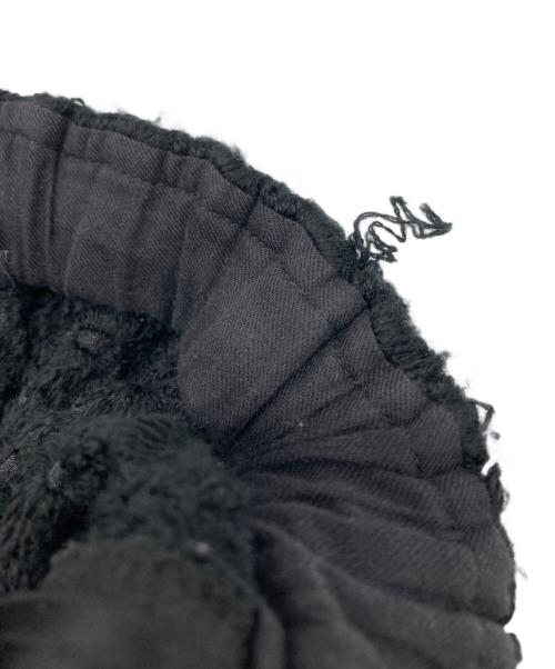 COMME des GARCONS（コムデギャルソン）COMME des GARCONS (コムデギャルソン) フラワー刺繍イージースカート ブラック サイズ:Sの古着・服飾アイテム