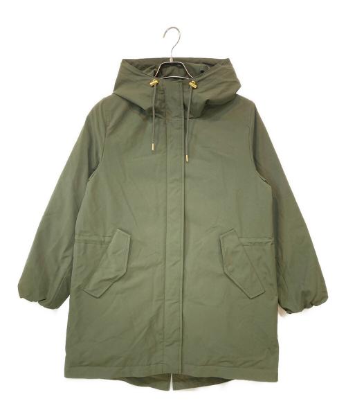 23区（ニジュウサンク）23区 (ニジュウサンク) ミリタリーダウンコート カーキ サイズ:38の古着・服飾アイテム