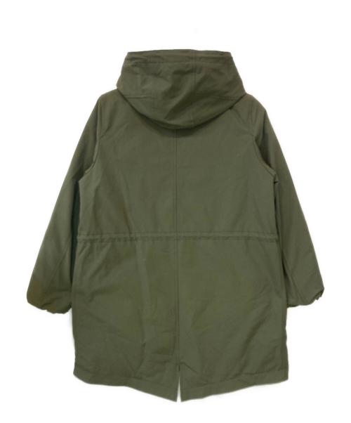 23区（ニジュウサンク）23区 (ニジュウサンク) ミリタリーダウンコート カーキ サイズ:38の古着・服飾アイテム