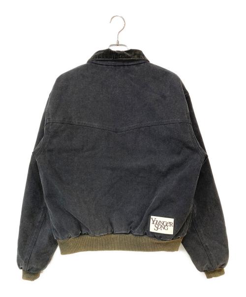 YOUNGER SONG（ヤンガーソング）YOUNGER SONG (ヤンガーソング) vintage like wash duck jacket グレー サイズ:Lの古着・服飾アイテム