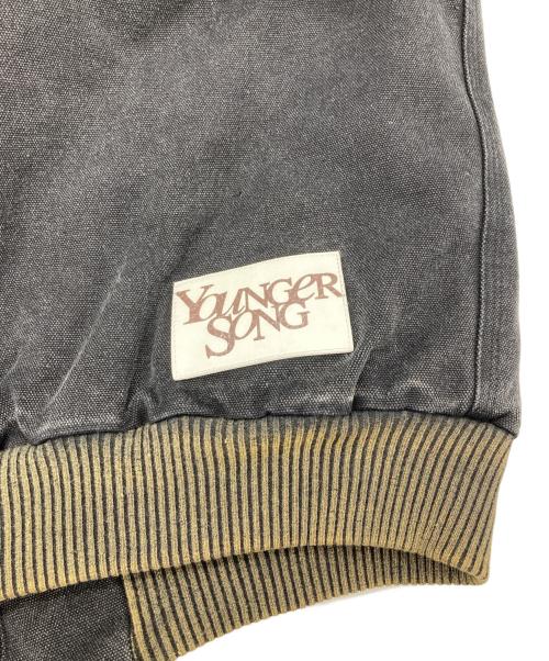 YOUNGER SONG（ヤンガーソング）YOUNGER SONG (ヤンガーソング) vintage like wash duck jacket グレー サイズ:Lの古着・服飾アイテム