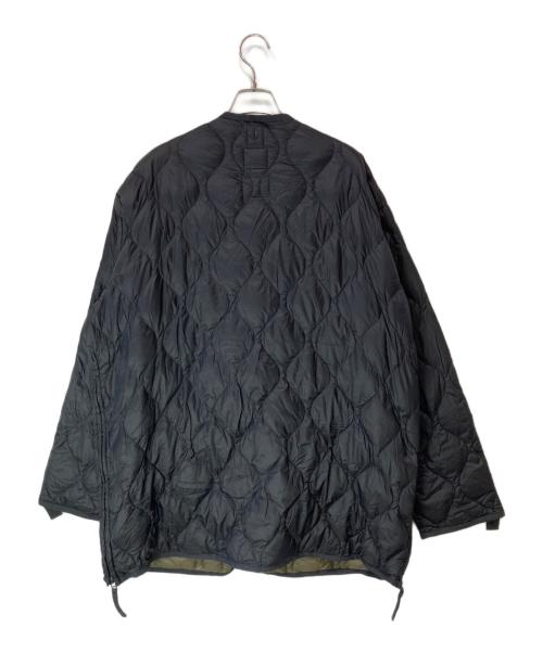 TAION（タイオン）TAION (タイオン) ミリタリー M65 ライナーWジップ ダウンジャケット-ソフトシェル ブラック サイズ:Lの古着・服飾アイテム