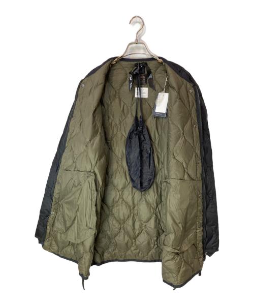 TAION（タイオン）TAION (タイオン) ミリタリー M65 ライナーWジップ ダウンジャケット-ソフトシェル ブラック サイズ:Lの古着・服飾アイテム