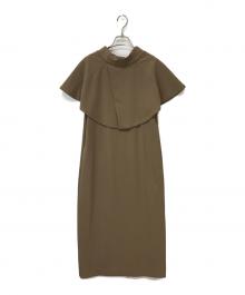 Ameri（アメリ）の古着「2WAY UMBRELLA SHIFT DRESS」｜ブラウン