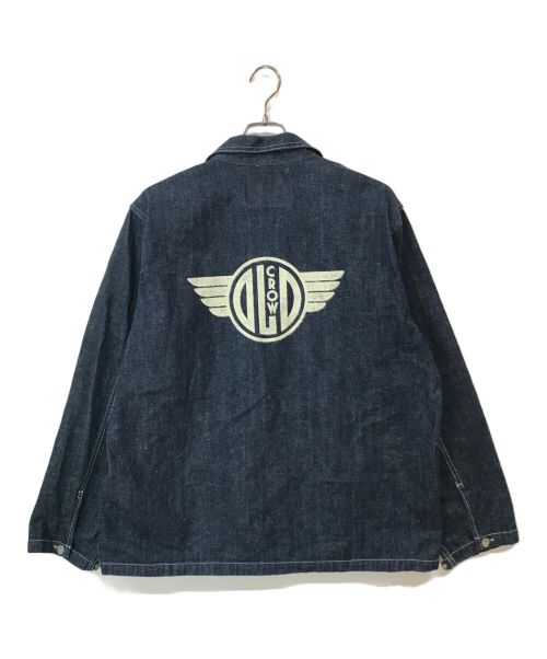 OLD CROW（オールドクロウ）OLD CROW (オールドクロウ) PULLOVER SHIRTS JACKET インディゴ サイズ:XLの古着・服飾アイテム