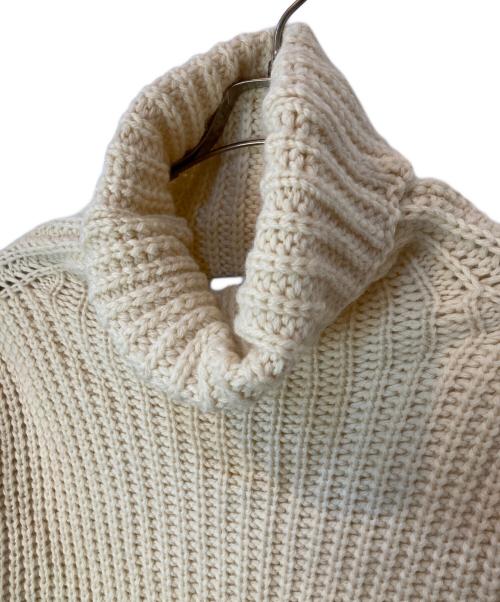 James Charlotte（ジェームスシャルロット）James Charlotte (ジェームスシャルロット) ビッグタートルプルオーバー ベージュ サイズ:36の古着・服飾アイテム