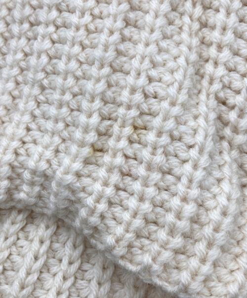 James Charlotte（ジェームスシャルロット）James Charlotte (ジェームスシャルロット) ビッグタートルプルオーバー ベージュ サイズ:36の古着・服飾アイテム