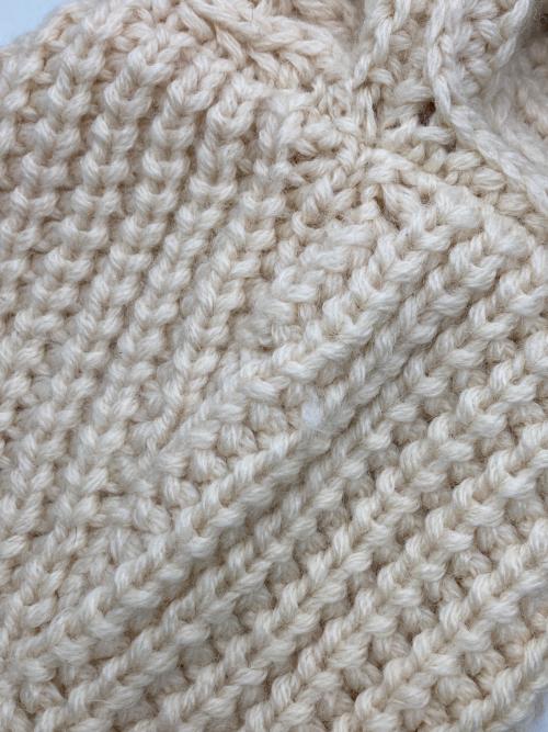 James Charlotte（ジェームスシャルロット）James Charlotte (ジェームスシャルロット) ビッグタートルプルオーバー ベージュ サイズ:36の古着・服飾アイテム