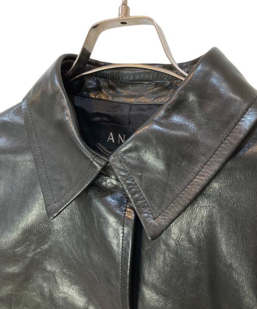 ANAYI（アナイ）ANAYI (アナイ) レザーコート ブラック サイズ:Mの古着・服飾アイテム
