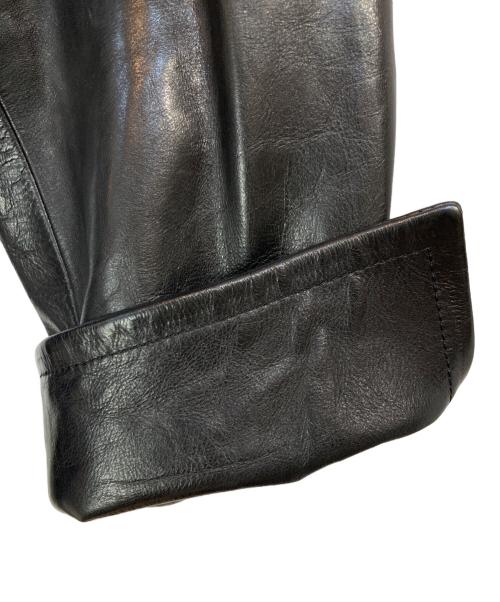 ANAYI（アナイ）ANAYI (アナイ) レザーコート ブラック サイズ:Mの古着・服飾アイテム